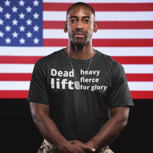 Dodelijke heftige opwinding voor glorie. Funny Gym T-shirt