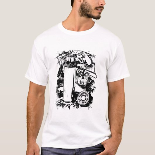 dodelijke kogel wild t-shirt (Voorkant)