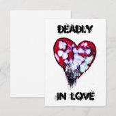 Dodelijke liefde bedankkaart (Voorkant / Achterkant)