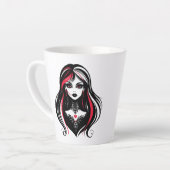 Dodelijke liefde latte mok (Linkerhoek)