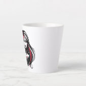 Dodelijke liefde latte mok (Voorkant)