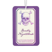 Dodelijke nachtschaduw luchtverfrisser (Achterkant)