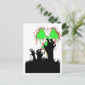 Dodelijke opkomst briefkaart (Staand voorkant)