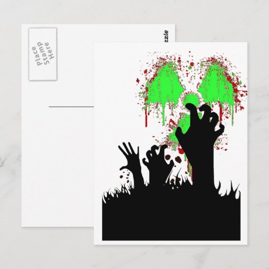 Dodelijke opkomst briefkaart (Voorkant / Achterkant)