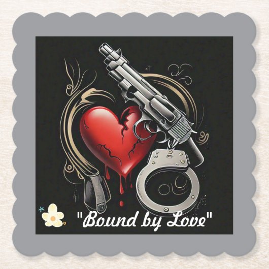 "Dodelijke passie" Kartonnen Onderzetters (Voorkant)