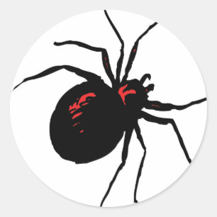 dodelijke spin ronde sticker