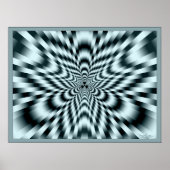 Dodelijke stralingsoptische illusie poster (Voorkant)