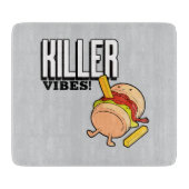 Dodelijke trillingen snijplank (Voorkant)