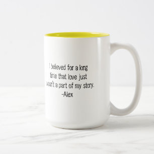 dodelijke vloek tweekleurige koffiemok