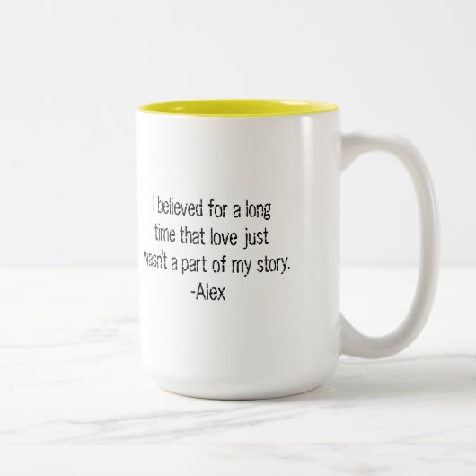 dodelijke vloek tweekleurige koffiemok (Rechts)