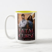 dodelijke vloek tweekleurige koffiemok (Links)