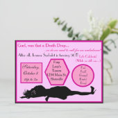 Dodemafslag Vervroegde dag Kaart (Staand voorkant)