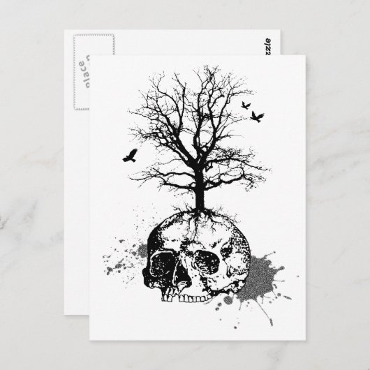 Dodemboom Briefkaart (Voorkant / Achterkant)