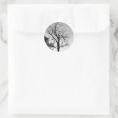 Dodemboom Ronde Sticker (Tas)
