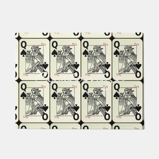 Dodemkoningin van schoppenkaart Thunder_Cove Deurmat (Voorkant)