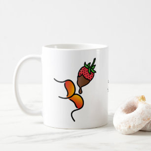 DodemmuackS!!! Aardbei en chocolade Koffiemok