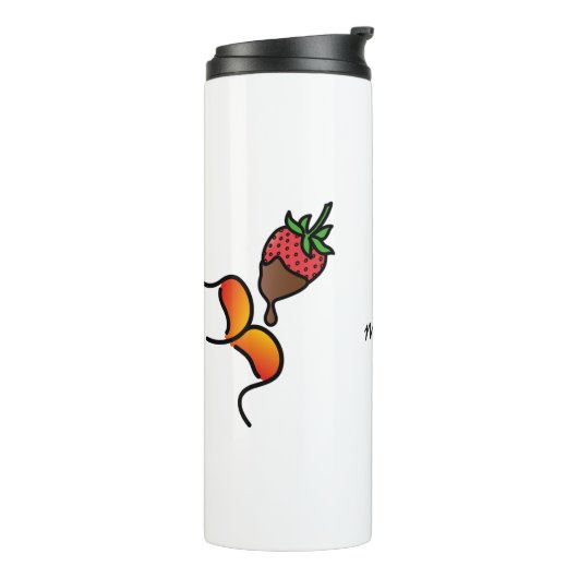 DodemmuackS!!! Aardbei en chocolade Thermosbeker (Gedraaid links)