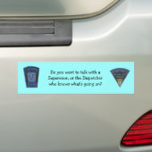 Dodemsticker voor verzending bumpersticker (Op auto)