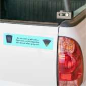 Dodemsticker voor verzending bumpersticker (Op Truck)