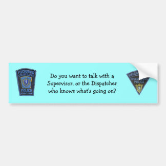 Dodemsticker voor verzending bumpersticker