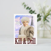 doden en boren briefkaart (Staand voorkant)