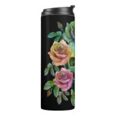 DODEN GROEne schedel MET bloemen Thermosbeker (Gedraaid links)