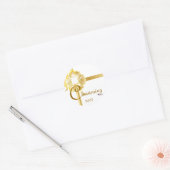 Doden! Sticker-aanpassen Ronde Sticker (Envelop)