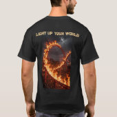 Doden van Wanhoop Paarse Rozen shirt (Achterkant)