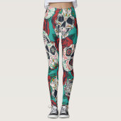 Dodendag in Mexico:  Calaveras Leggings (Voorkant)