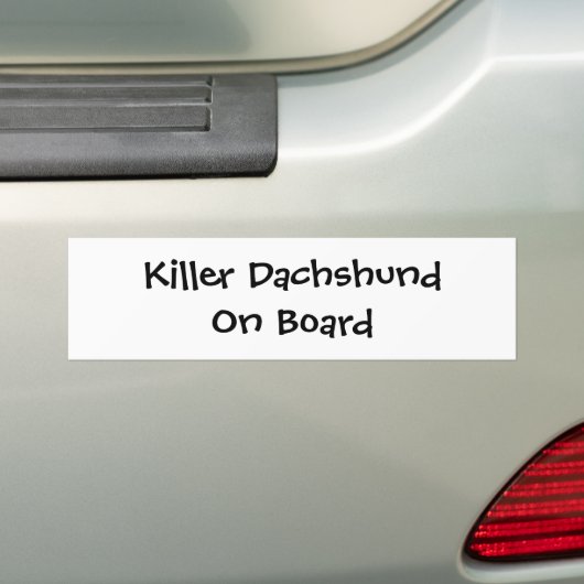 dodendoekje aan boord van de bumper bumpersticker (Op auto)