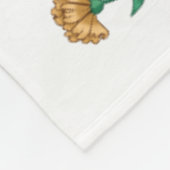 Dodenherdagsuiker Schedels en Bloemen Fleece Deken (Hoek)