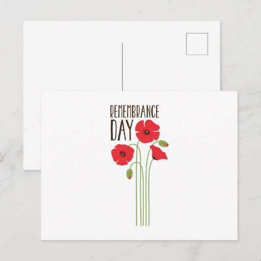 Dodenherdenking Briefkaart (Voorkant / Achterkant)