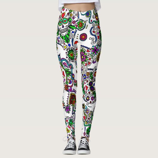 Dodenheren Dag Dames Leggings (Voorkant)