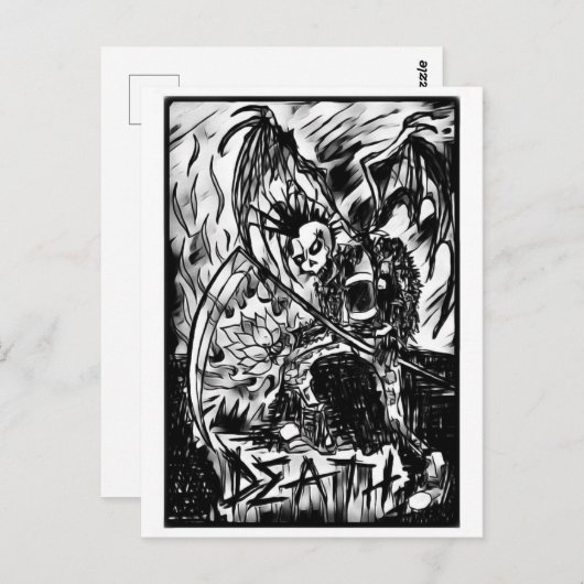 dodenwieg briefkaart (Voorkant / Achterkant)