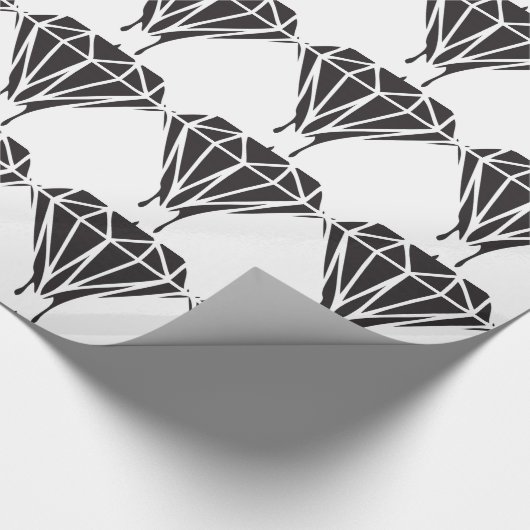 Dodeswapas voor druppeldiamanten cadeaupapier (Hoek)