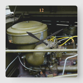 Dodg WC, vrachtwagenmotor. "Bijen" Vierkante Klok