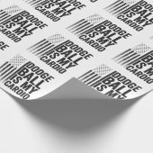 Dodgball is mijn cardio grappige patriottische Ame Cadeaupapier (Hoek)