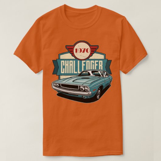Dodge Challenger 1970 T-shirt (Design voorkant)