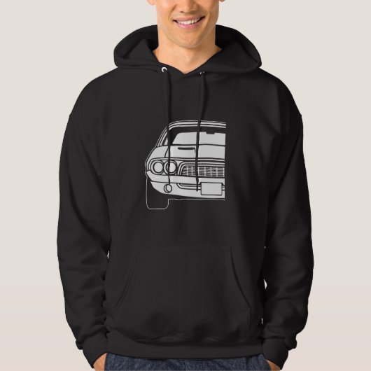Dodge Challenger 1973 2 Hoodie (Voorkant)