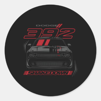 Dodge Challenger 392 Shakedown Laatste oproep Ronde Sticker