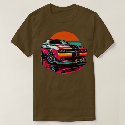 Dodge Challenger 4 T-shirt (Design voorkant)
