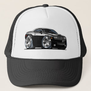 Dodge Challenger Black Car Trucker Pet