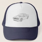 Dodge Challenger Classic Mopar  Muscar Trucker Pet (Voorkant)