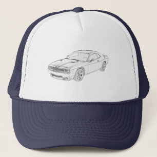 Dodge Challenger Classic Mopar  Muscar Trucker Pet