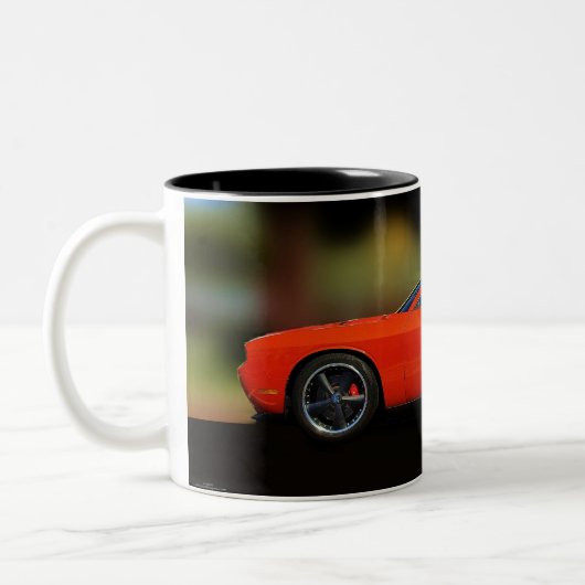 DODGE CHALLENGER COFFECUP TWEEKLEURIGE KOFFIEMOK (Links)