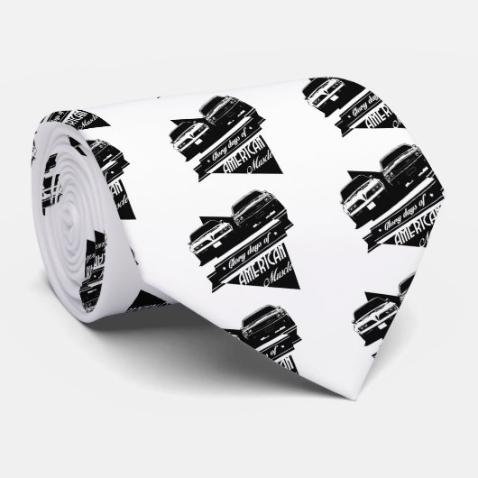 Dodge Challenger en Pontiac Trans Am Musea Stropdas (Opgerold)