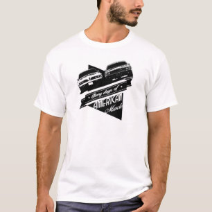 Dodge Challenger en Pontiac Trans Am Musea T-shirt