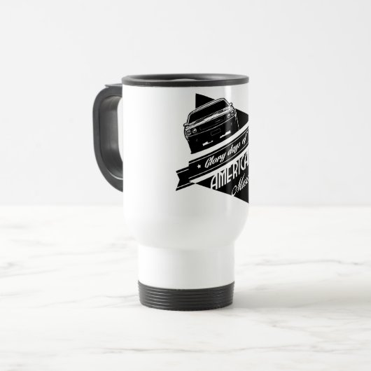 Dodge Challenger Glory Days Reisbeker (Voorkant links)