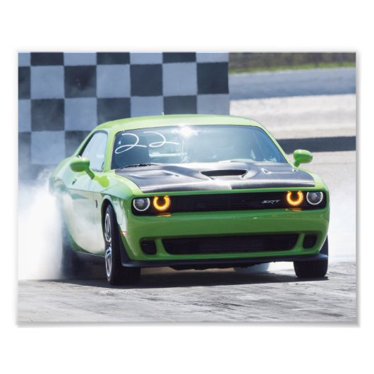 Dodge Challenger Hellcat Foto Afdruk (Voorkant)