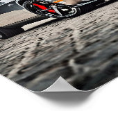 Dodge Challenger Hellcat in Natuur | Poster (Hoek)